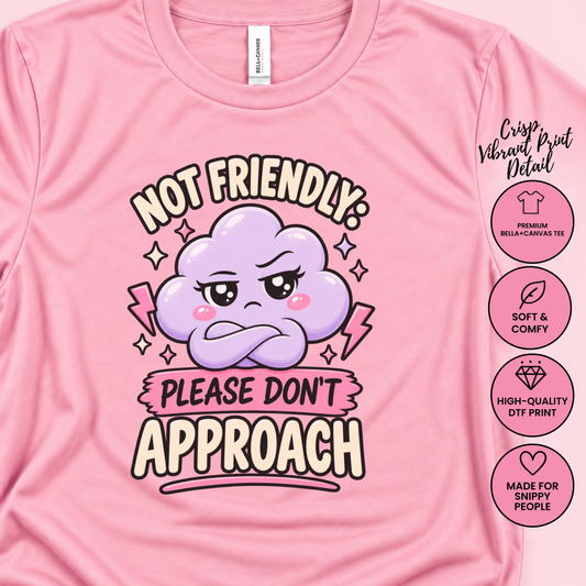 Not Friendly! Please Don't Approach