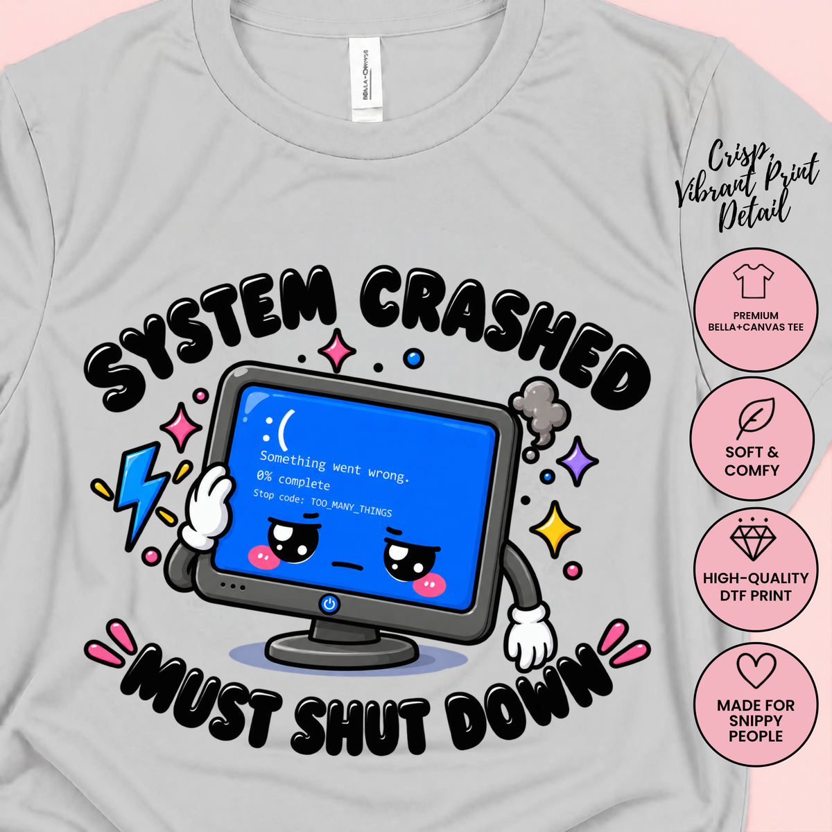 System Crashed — Must Shut Down