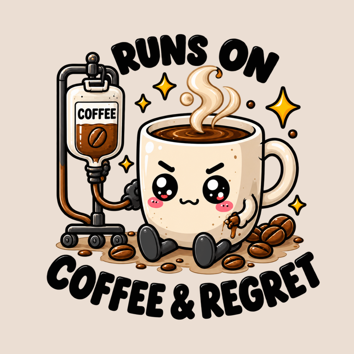 Runs on Coffee & Regret